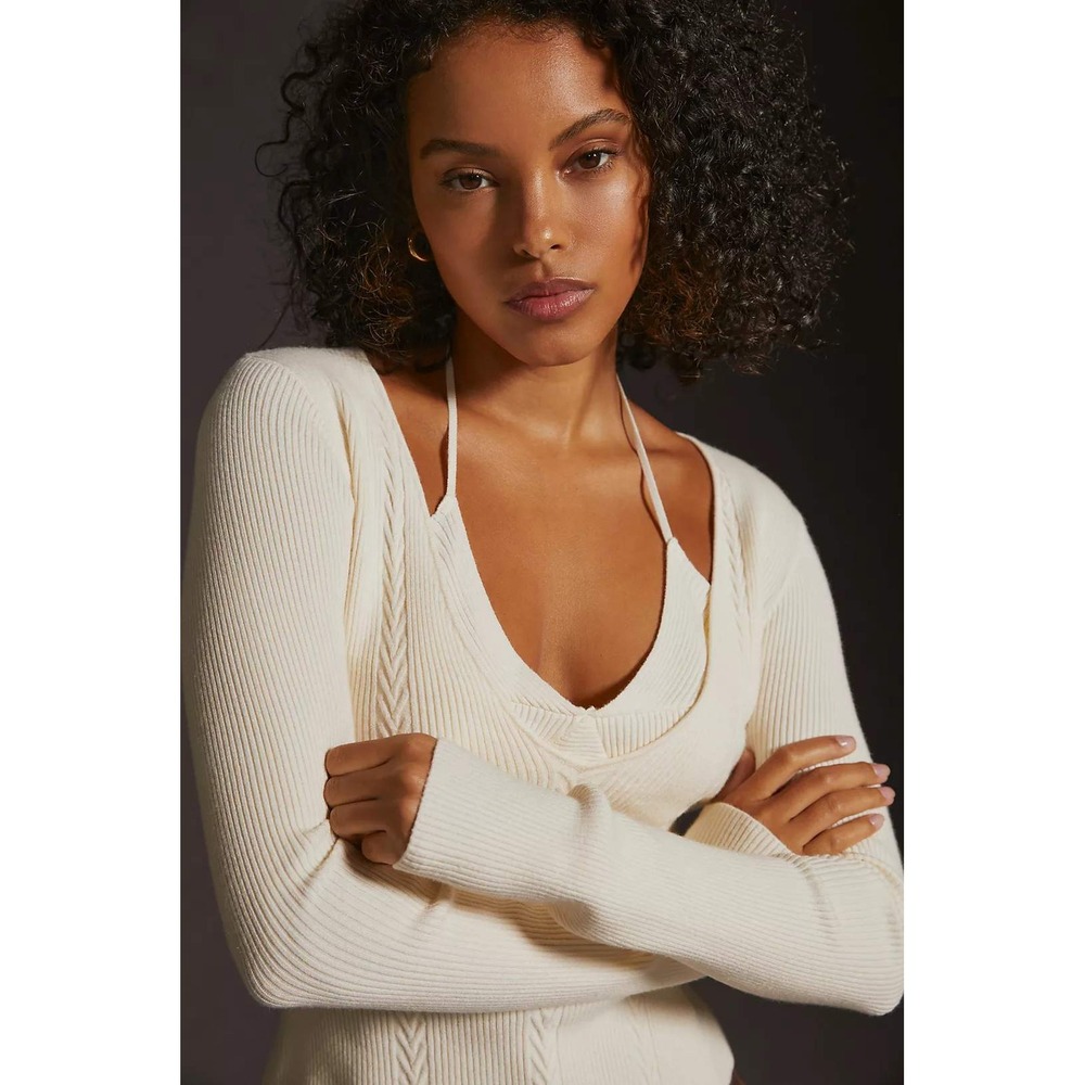 Favorite Daughter Take Me Somewhere Sweater in Cream size‎ XS
